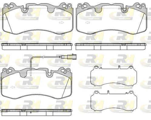 Brake Pad Set, disc brake (21723.01)