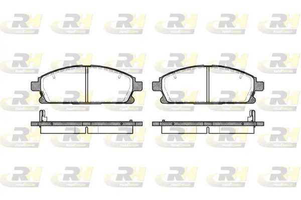 Brake Pad Set, disc brake (2674.12)