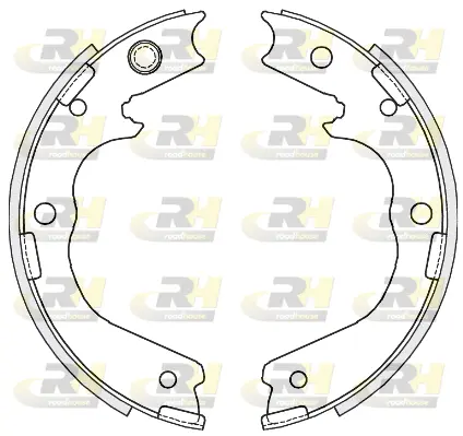 Brake Shoe, parking brake (4756.00)