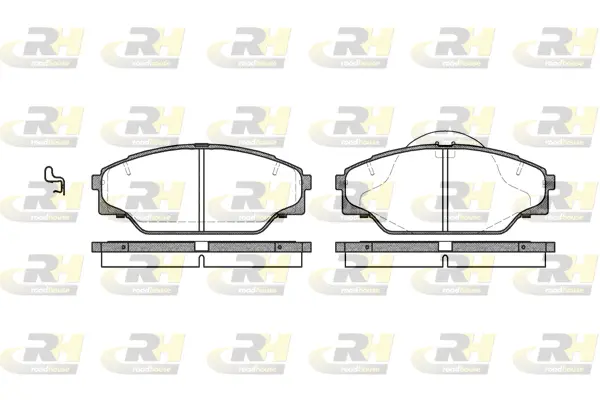 Brake Pad Set, disc brake (2442.04)
