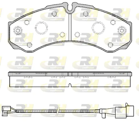 Brake Pad Set, disc brake (2651.52)