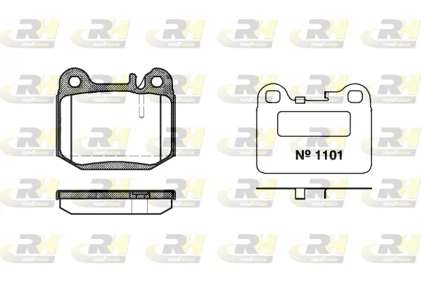 Brake Pad Set, disc brake (2014.40)