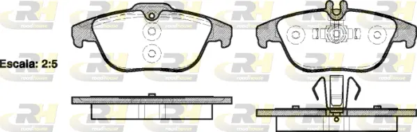 Brake Pad Set, disc brake (21305.00)