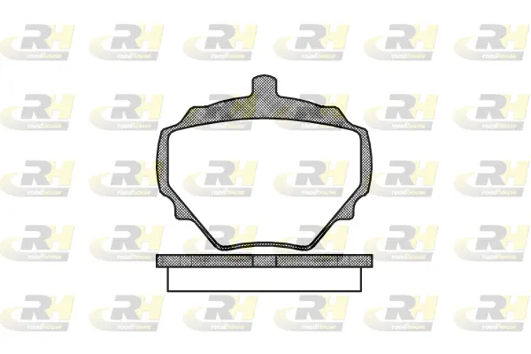 Brake Pad Set, disc brake (2052.00)