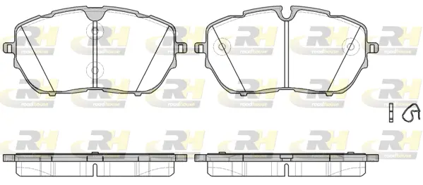 Brake Pad Set, disc brake (21654.00)