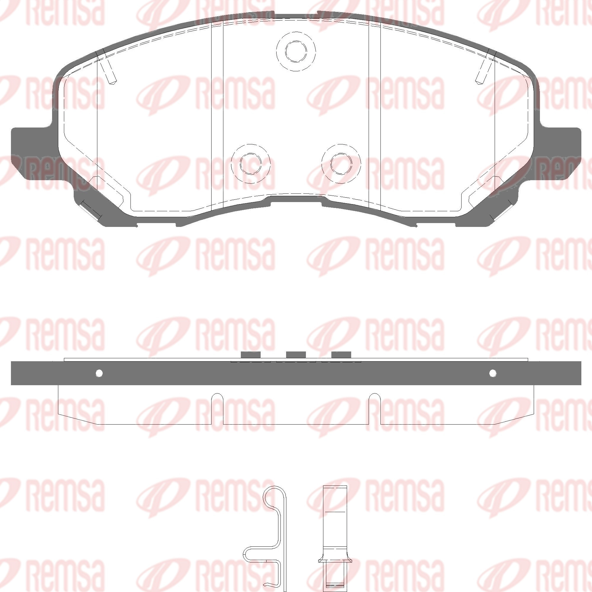 Brake Pad Set, disc brake (0804.41)