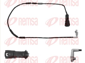 Warning Contact, brake pad wear (001028)
