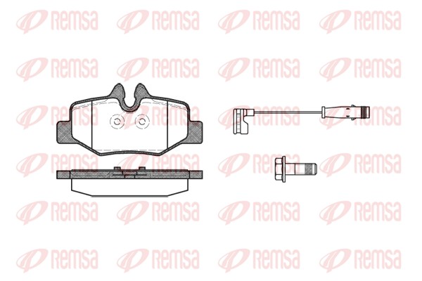 Brake Pad Set, disc brake (1110.02)