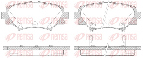Brake Pad Set, disc brake (1570.02)
