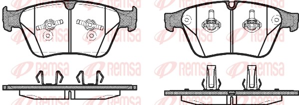 Brake Pad Set, disc brake (1371.00)