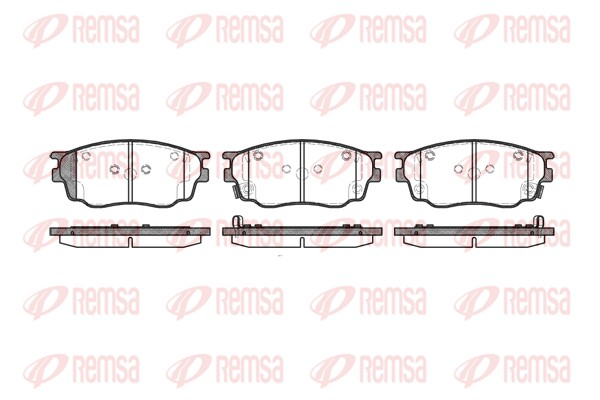Brake Pad Set, disc brake (0800.22)