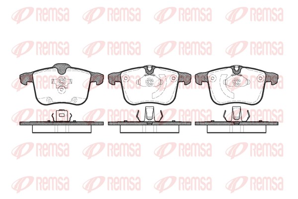 Brake Pad Set, disc brake (1053.00)