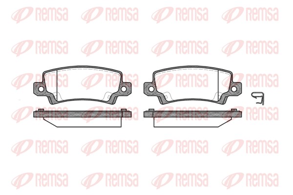 Brake Pad Set, disc brake (0874.02)