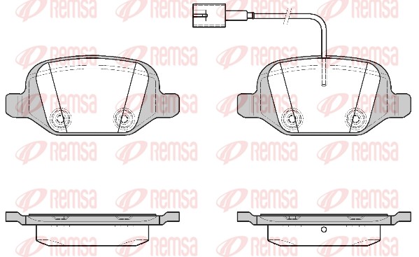 Brake Pad Set, disc brake (0727.22)