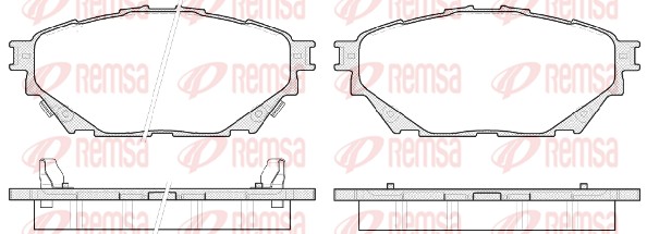 Brake Pad Set, disc brake (1544.04)