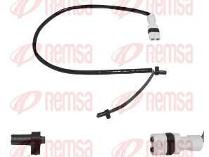 Warning Contact, brake pad wear (001099)