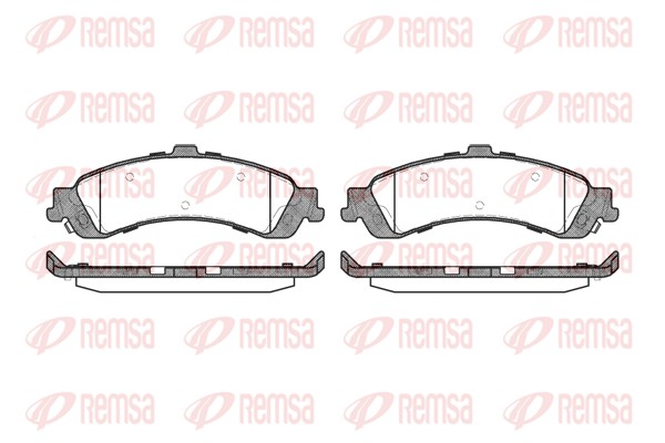 Brake Pad Set, disc brake (0809.02)