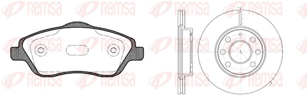 Brake Kit, disc brake (8774.06)