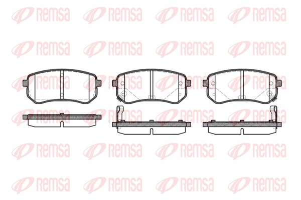 Brake Pad Set, disc brake (1135.02)