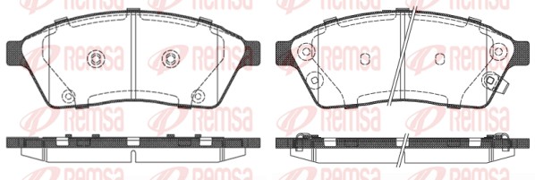 Brake Pad Set, disc brake (1411.00)