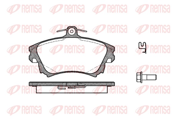 Brake Pad Set, disc brake (0708.02)