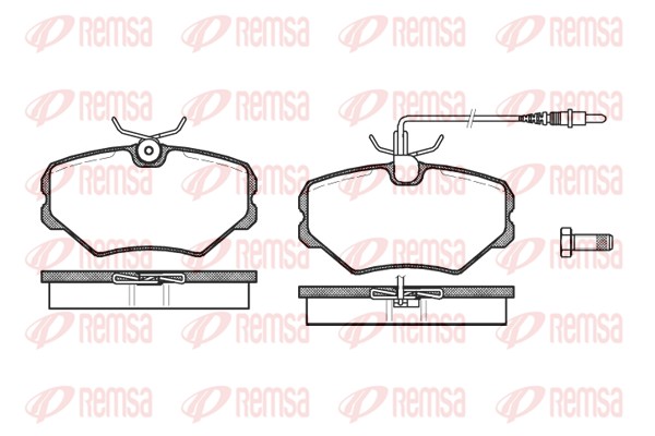 Brake Pad Set, disc brake (0500.02)