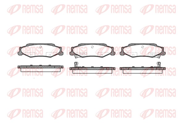 Brake Pad Set, disc brake (0668.02)
