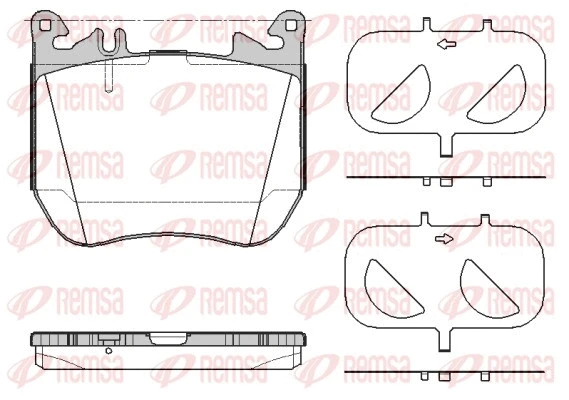 Brake Pad Set, disc brake (1951.00)