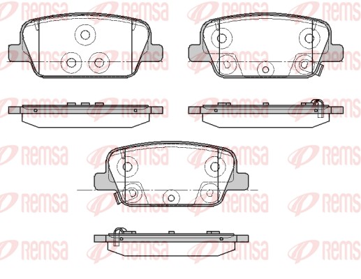 Brake Pad Set, disc brake (1878.02)