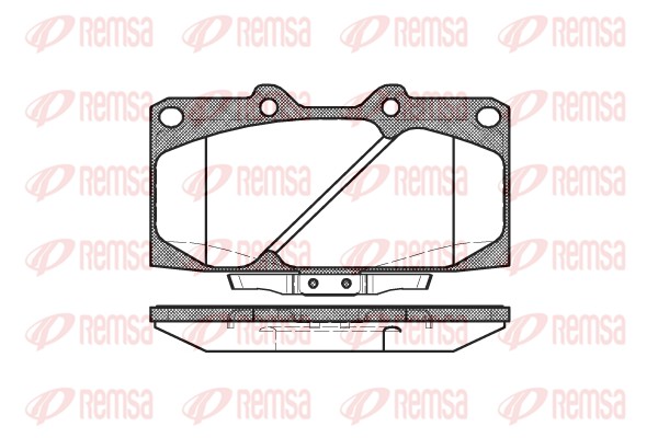 Brake Pad Set, disc brake (0599.04)