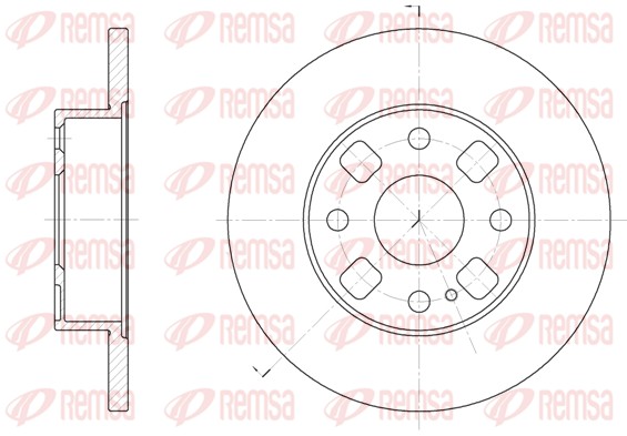Brake Disc (6054.00)