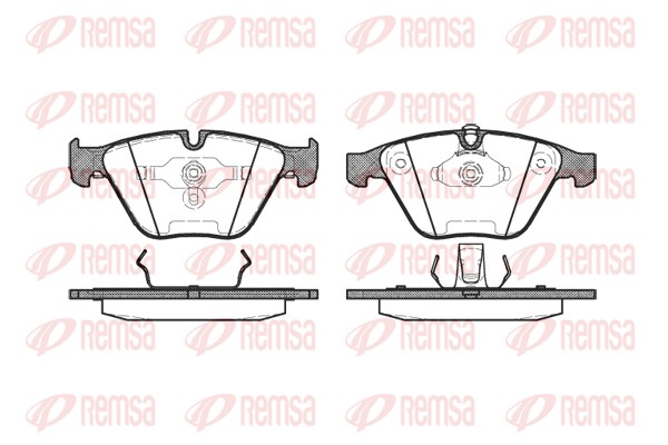Brake Pad Set, disc brake (0857.00)
