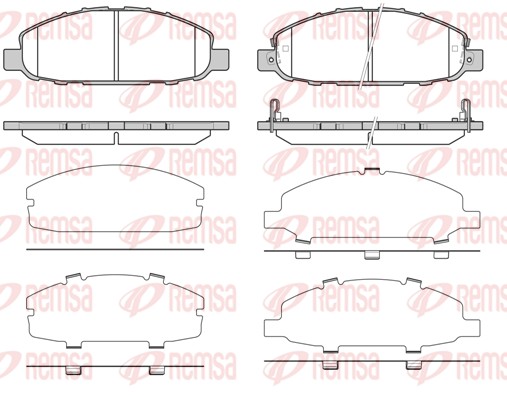 Brake Pad Set, disc brake (0997.02)