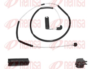 Warning Contact, brake pad wear (001068)