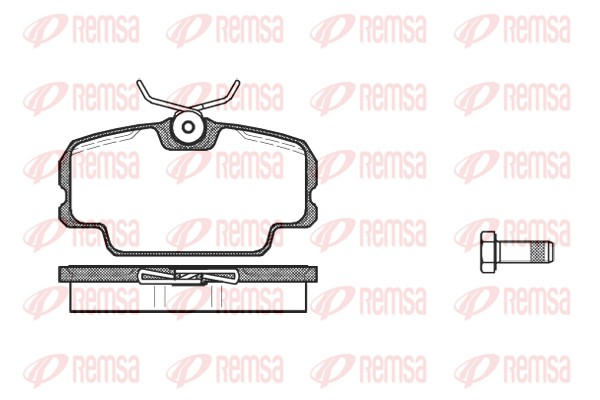 Brake Pad Set, disc brake (0145.00)
