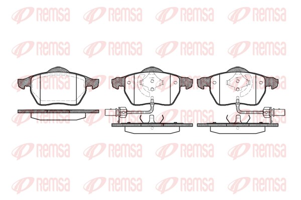 Brake Pad Set, disc brake (0390.52)