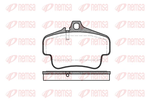 Brake Pad Set, disc brake (0773.00)
