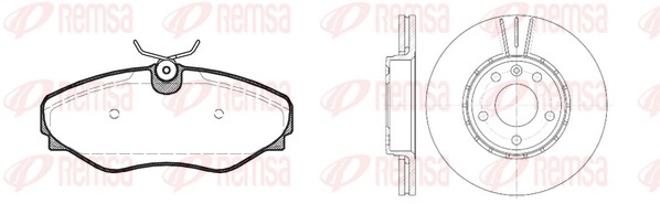 Brake Kit, disc brake (8834.01)