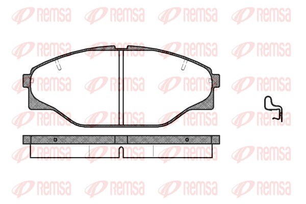 Brake Pad Set, disc brake (0314.04)