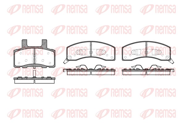 Brake Pad Set, disc brake (0530.02)
