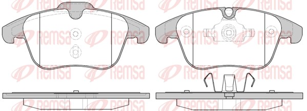 Brake Pad Set, disc brake (1249.10)