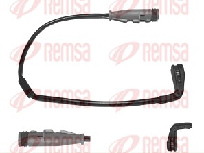 Warning Contact, brake pad wear (001072)