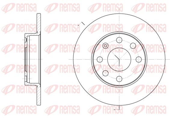 Brake Disc (6057.00)