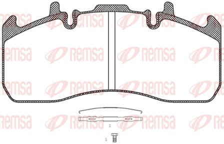 Brake Pad Set, disc brake (JCA 1317.00)