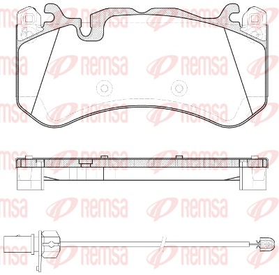 Brake Pad Set, disc brake (1300.30)