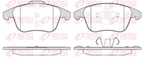Brake Pad Set, disc brake (1249.30)