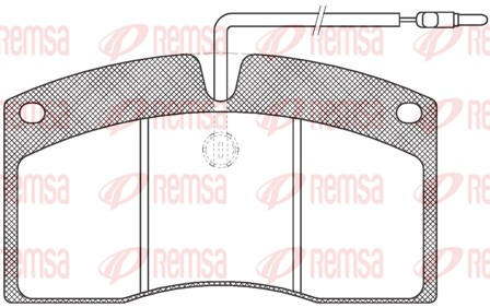 Brake Pad Set, disc brake (JCA 505.40)