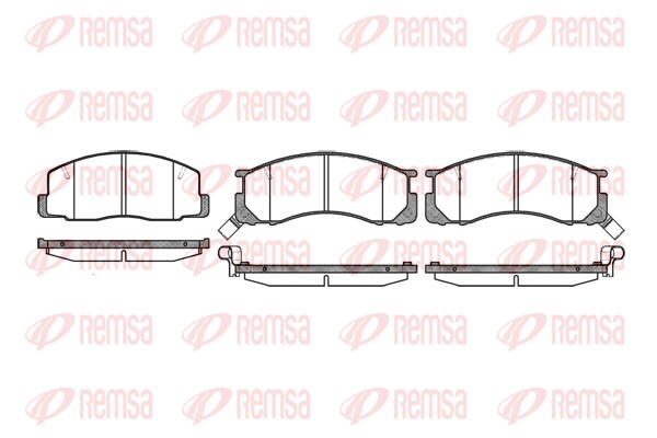 Brake Pad Set, disc brake (0306.22)