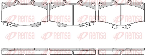 Brake Pad Set, disc brake (0315.14)