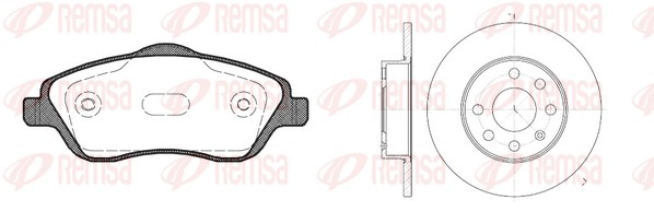 Brake Kit, disc brake (8774.05)